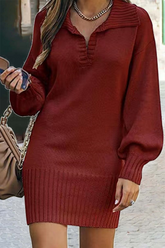Tavern Nights Polo-Sweatkleid